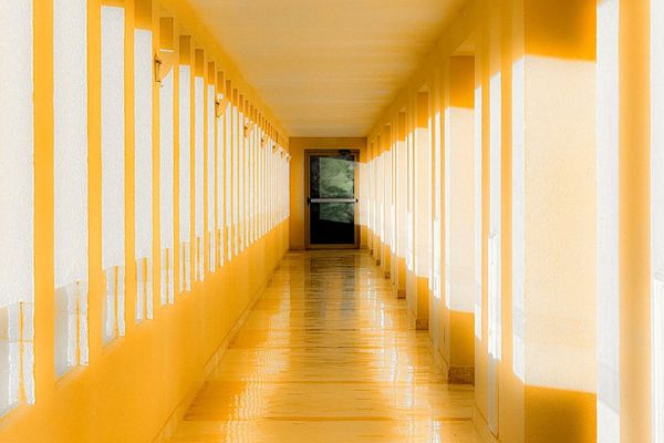 Minimalist and clean space for workouts.